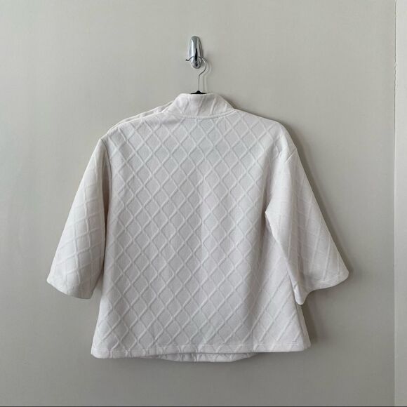 Anthropologie-Saturday/Sunday Mollie Button-Shoulder Top - Picture 3 of 9